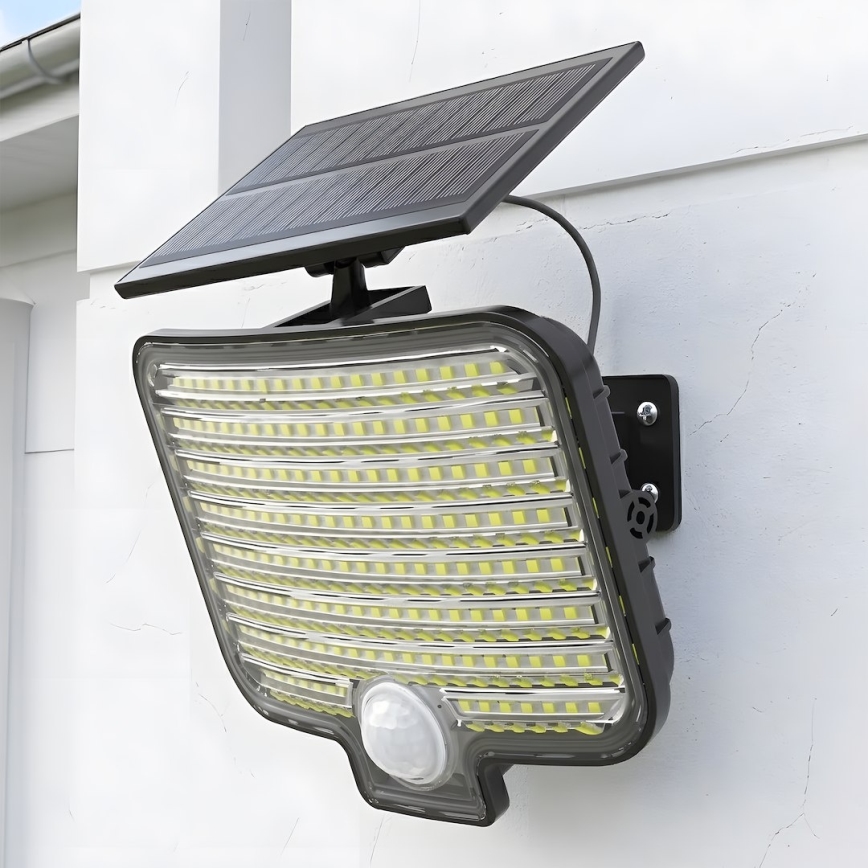 ALEX napelemes LED-reflektor mozgásérzékelővel, 5,5 W, 3,7 V, 1200 mAh, IP44