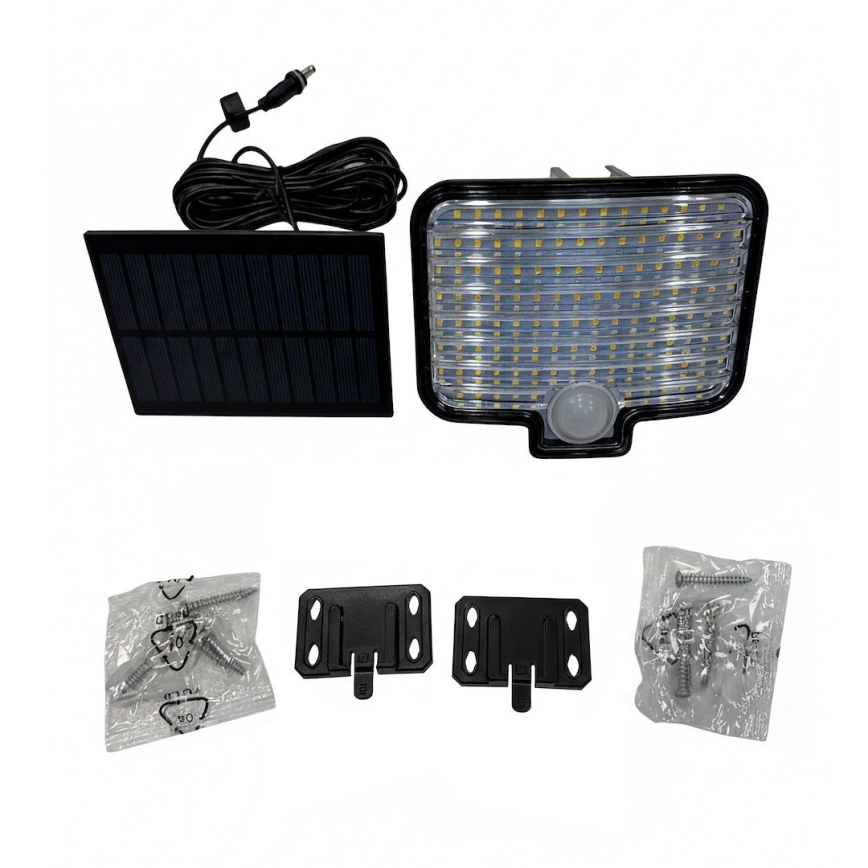 ALEX napelemes LED-reflektor mozgásérzékelővel, 5,5 W, 3,7 V, 1200 mAh, IP44
