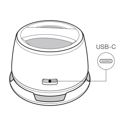 Aligator ABSMB01 - Mágneses hangszóró a MagSafe Mini Beat 400 mAh-hez, fekete