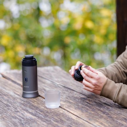 Aligator ACM002 - PortaCaffé hordozható, újratölthető 3 az 1-ben kávéfőző, 72W/7500 mAh, szürke