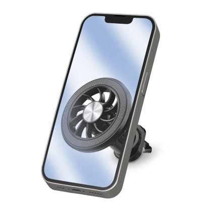 Aligator AMS06BK - MagSafe-kompatibilis mágneses autós telefontartó, fekete