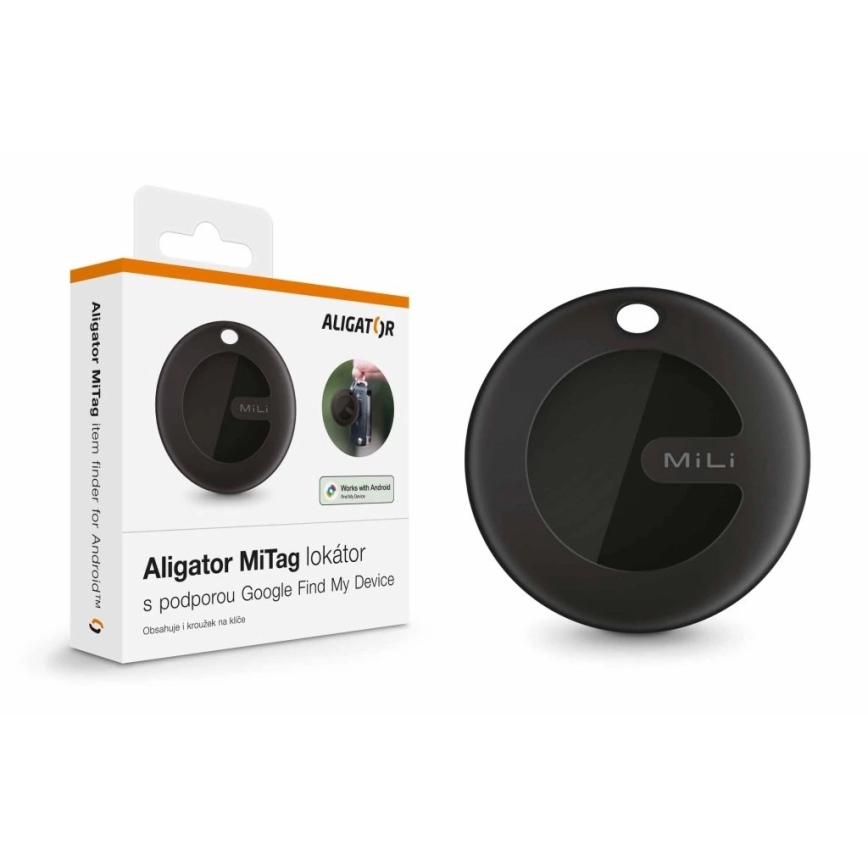 Aligator APD003 - MiTag nyomkövető 1xCR2032 IP67 fekete