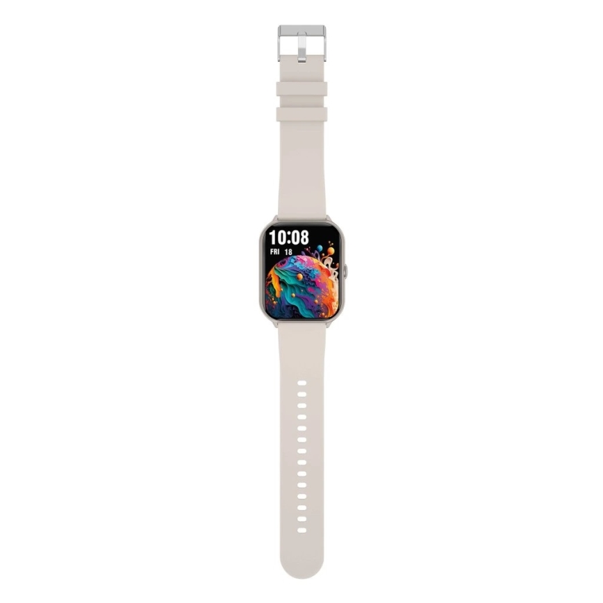 Aligator AW10SR - Okosóra Watch GO 220 mAh IP67 krémszínű