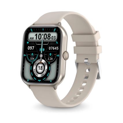 Aligator AW10SR - Okosóra Watch GO 220 mAh IP67 krémszínű