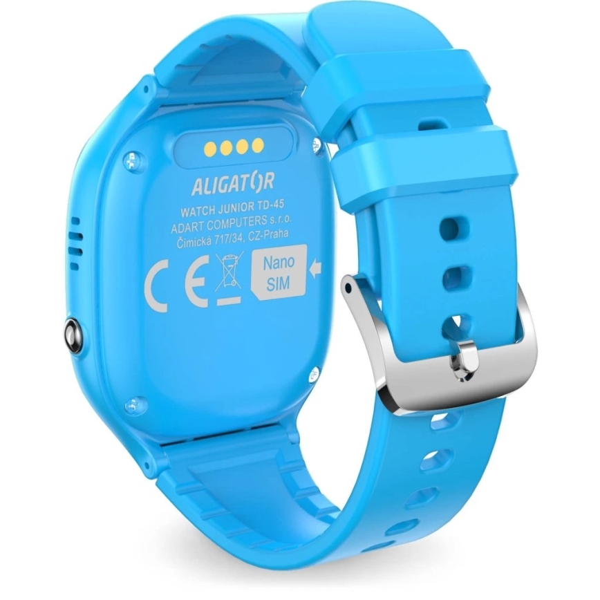 Aligator AW11BE - Okosóra Watch Junior 2 450 mAh IP67 Wi-Fi kék