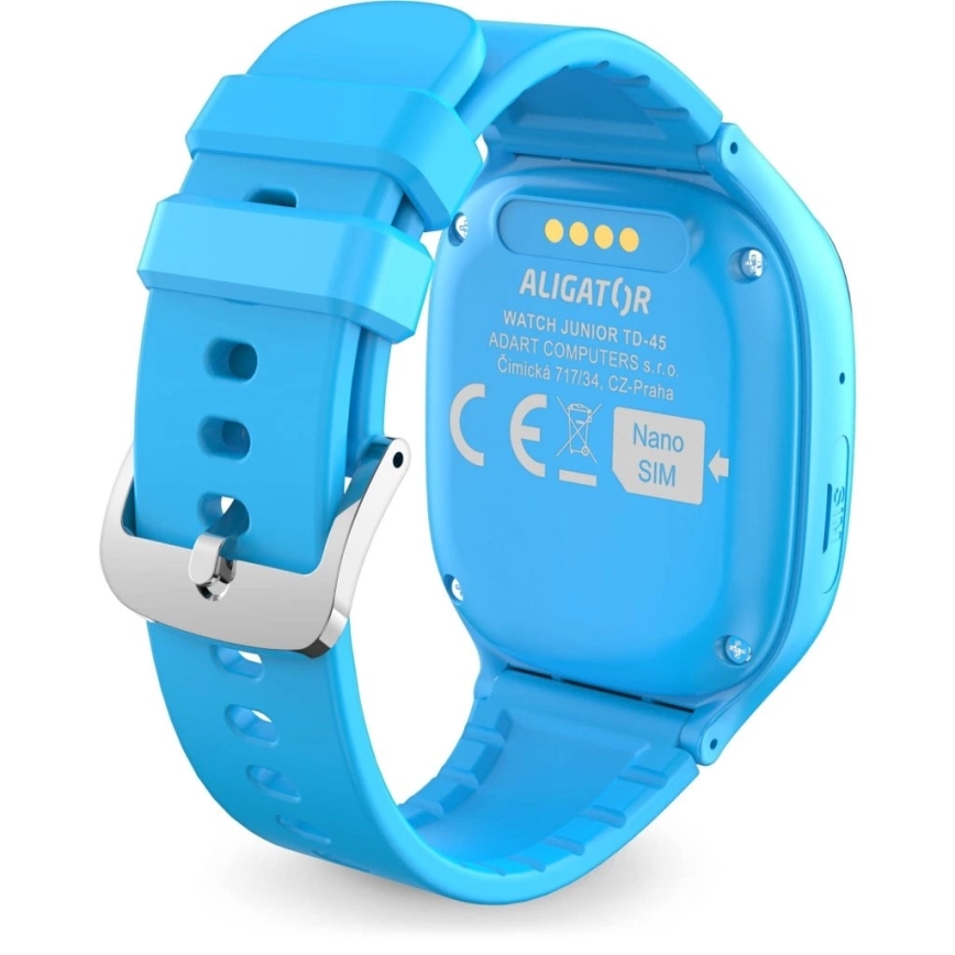 Aligator AW11BE - Okosóra Watch Junior 2 450 mAh IP67 Wi-Fi kék