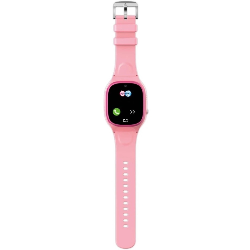Aligator AW11PK - Watch Junior 2 okosóra, 450 mAh, IP67, Wi‑Fi, rózsaszín