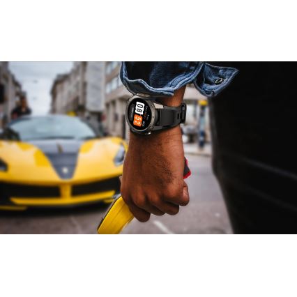 Aligator AW12BK - okosóra Watch GPS 500 mAh IP69K fekete