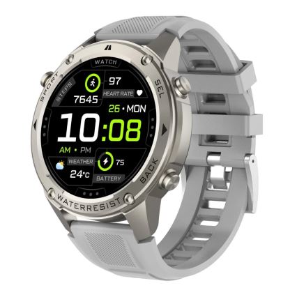 Aligator AW12SR - Okosóra, GPS, 500 mAh, IP69K, ezüstszínű
