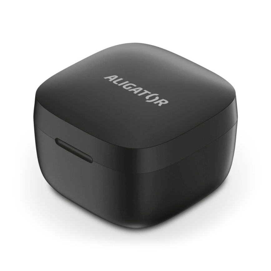 Aligator TWS05 - Vezeték nélküli fülhallgatók Pods LITE 200 mAh + 2x 30 mAh IP30 fekete