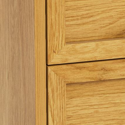 ALIN éjjeliszekrény, 46x40 cm, világosbarna