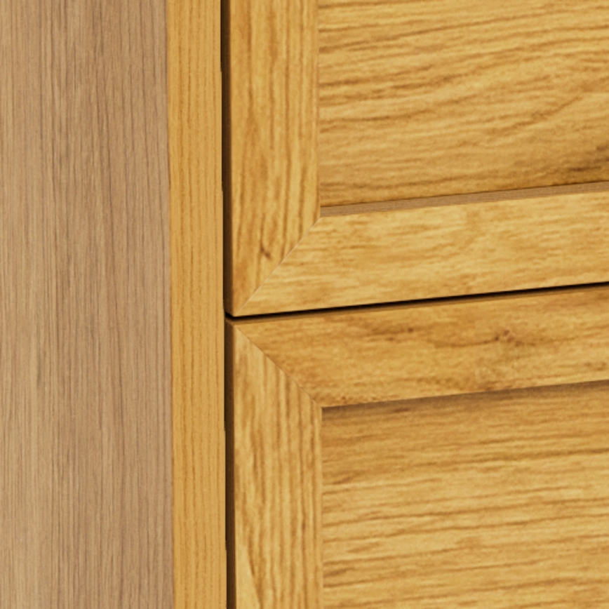 ALIN éjjeliszekrény, 46x40 cm, világosbarna