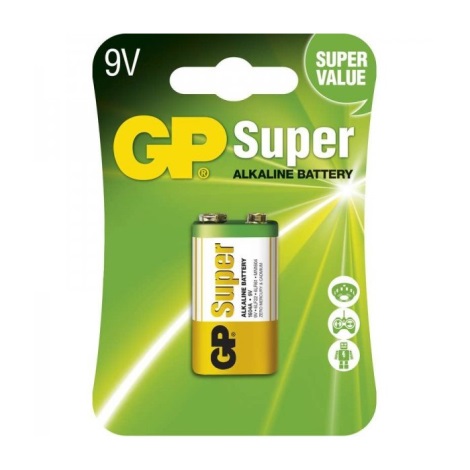 Alkáli elem GP SUPER  6LF22 9V