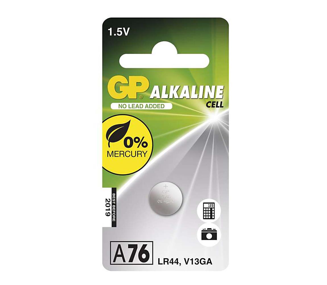 Alkéli gombelem A76 GP ALKALINE 1,5V/110 mAh B13762