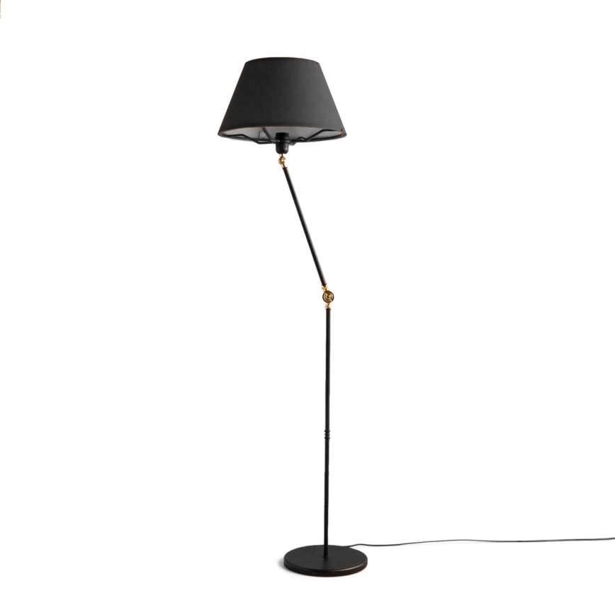 Állítható állólámpa AYD 1xE27/40W/230V fekete