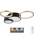 Állítható fényerejű mennyezeti lámpa ALIZEE LED/30W/230V 3000-6500K fekete/arany