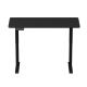 Állítható magasságú asztal LEVANO 140x60 cm fekete