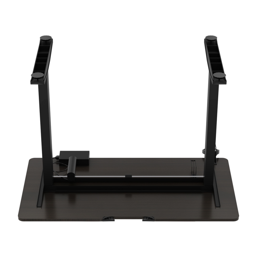 Állítható magasságú gaming asztal CONTROL 110x60 cm barna/fekete