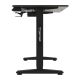 Állítható magasságú gaming asztal CONTROL 140x60 cm barna/fekete