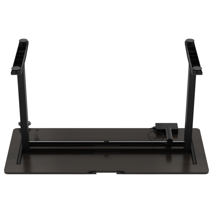 Állítható magasságú gaming asztal CONTROL 140x60 cm barna/fekete