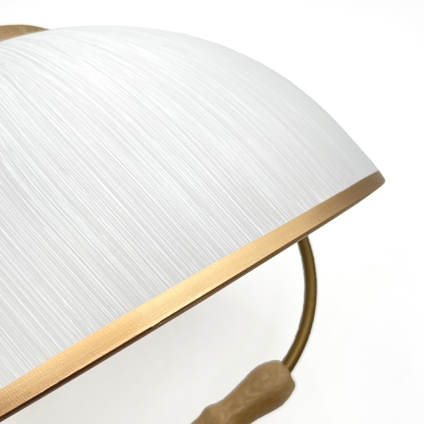 Állítható magasságú RAMONA csillár 1xE27/60W/230V barna/fehér/tölgy