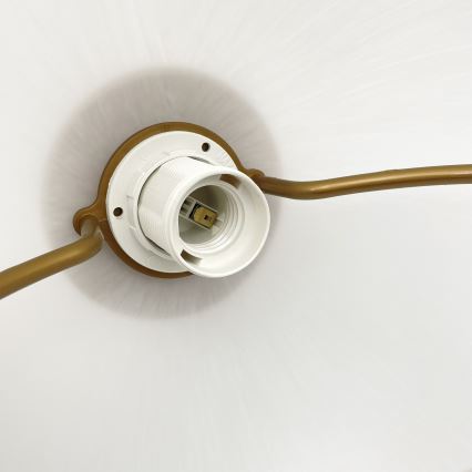 Állítható magasságú RAMONA csillár 1xE27/60W/230V barna/fehér/tölgy