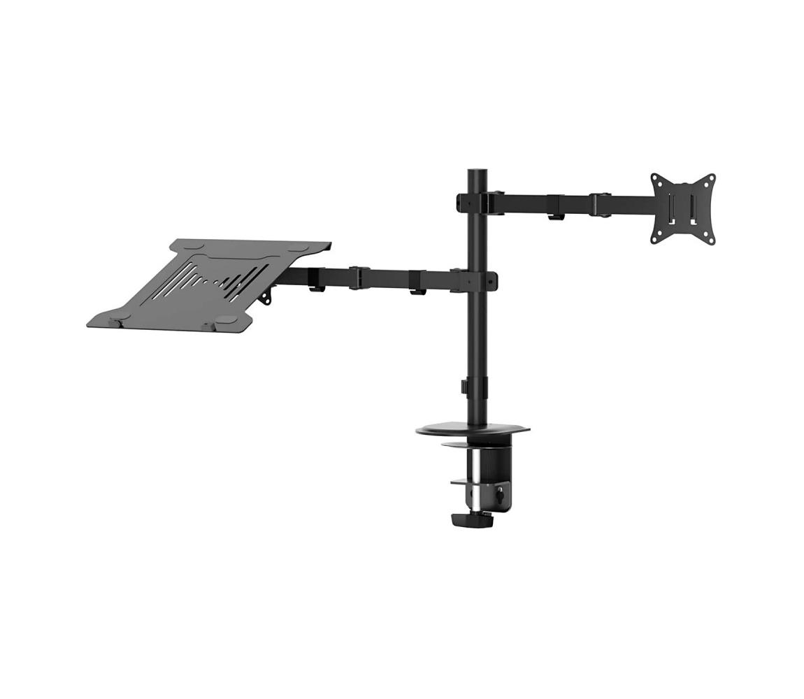 Állítható monitor és laptop tartó LEVANO fekete LV9908