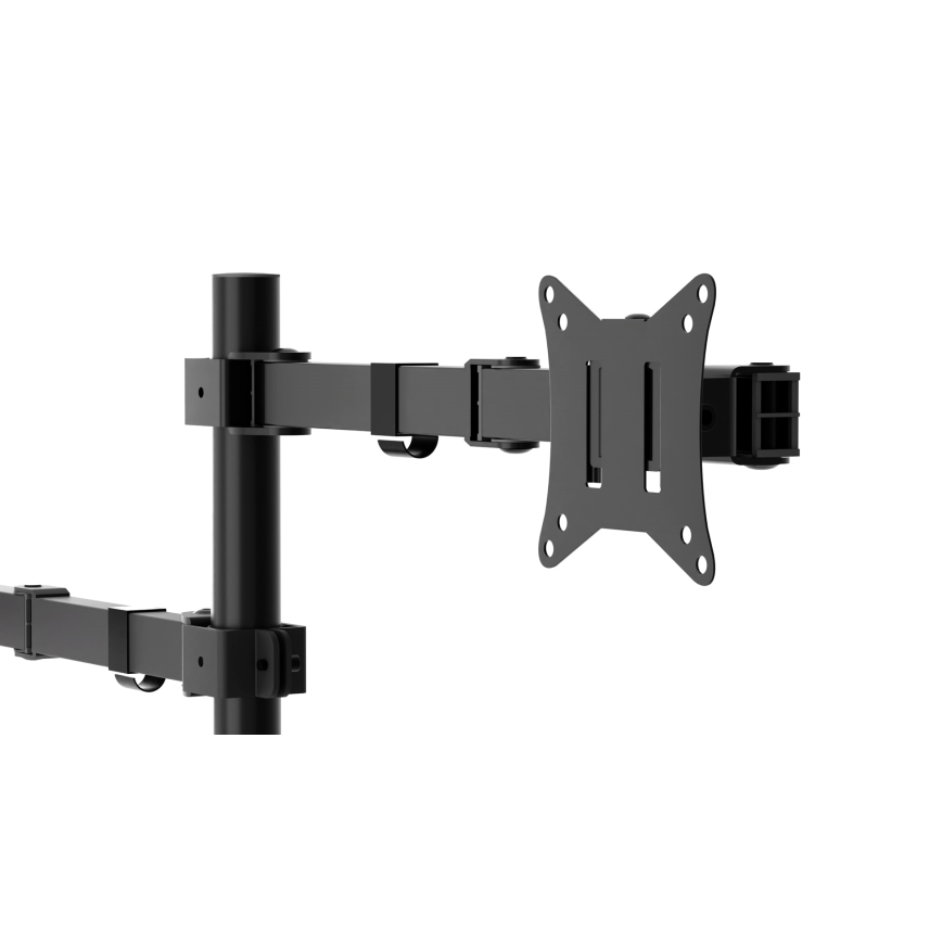 Állítható monitor és laptop tartó LEVANO fekete