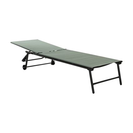 Állítható napozóágy TERA 57x185 cm zöld