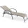 Állítható nyugágy MOSLER szürke/bézs