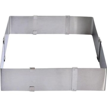 Állítható tortaforma TORO, 16-28 cm, rozsdamentes acél