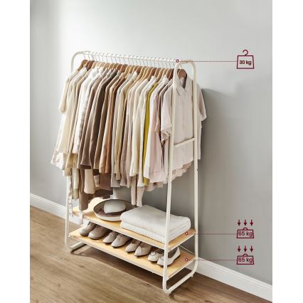 Álló fogas LINEA fehér/barna