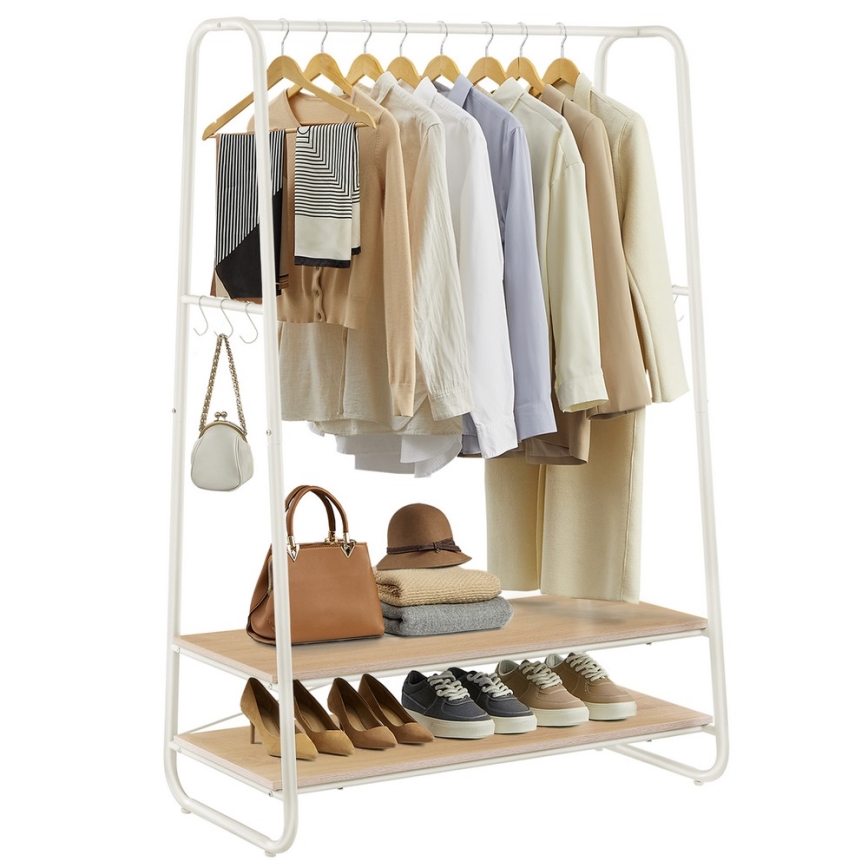 Álló fogas LINEA fehér/barna