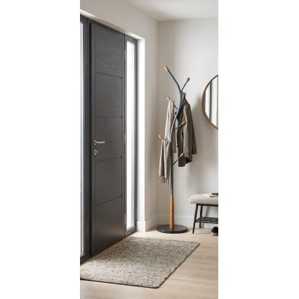 Álló fogas STILE 186x38 cm fekete