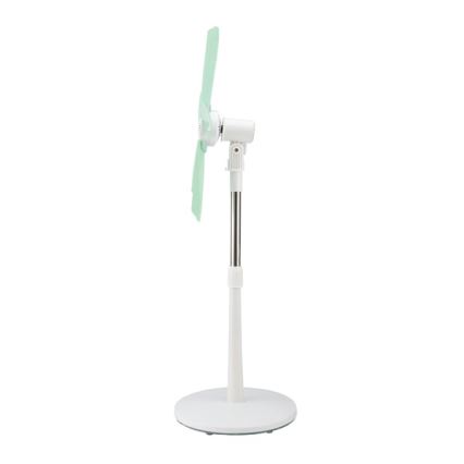 Álló ventilátor 15 W/230 V, 100 cm, fehér/zöld