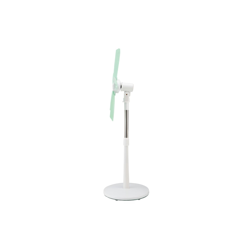 Álló ventilátor 15 W/230 V, 100 cm, fehér/zöld