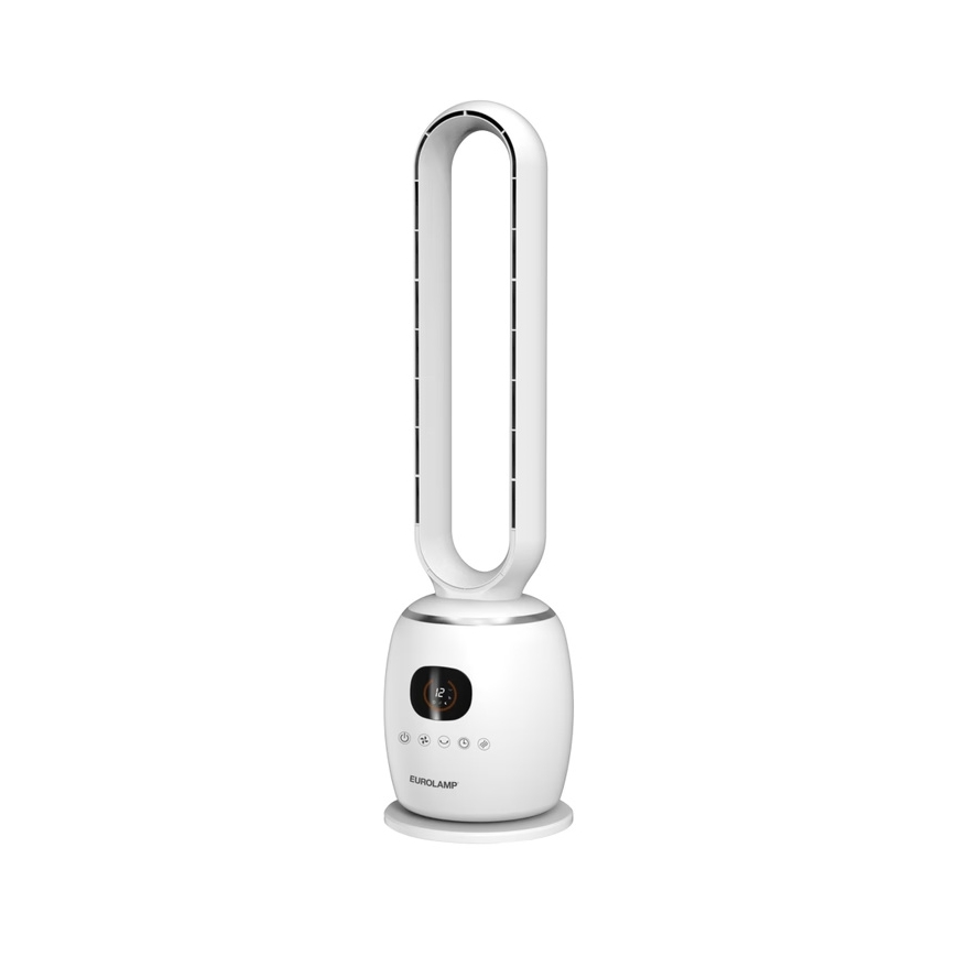 Álló ventilátor 30W/230V 102 cm fehér + távirányító