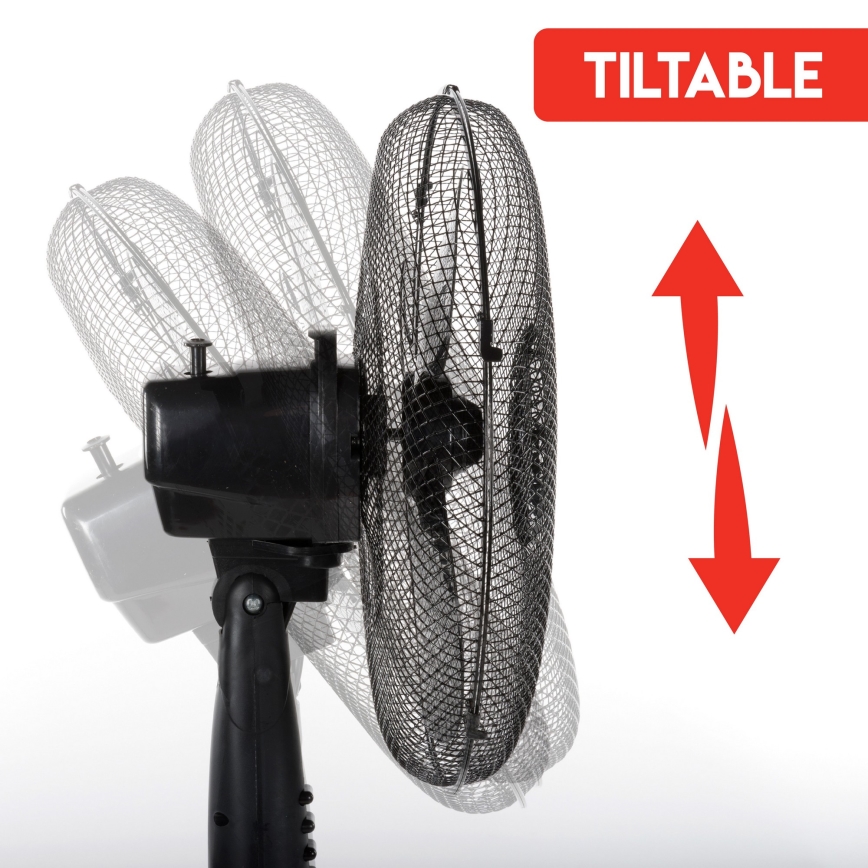 Álló ventilátor 40W/230V á. 40 cm fekete