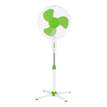 Álló ventilátor 60W/230V 125 cm fehér/zöld