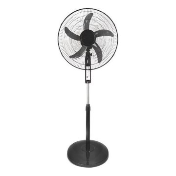 Álló ventilátor 60W/230V 129 cm fekete + távirányító