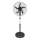 Álló ventilátor 60W/230V 129 cm fekete + távirányító