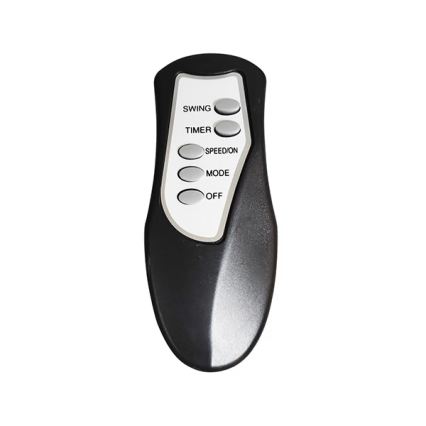 Álló ventilátor 60W/230V 129 cm fekete + távirányító