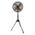 Álló ventilátor 60W/230V 133 cm fekete/rézszínű + távirányító