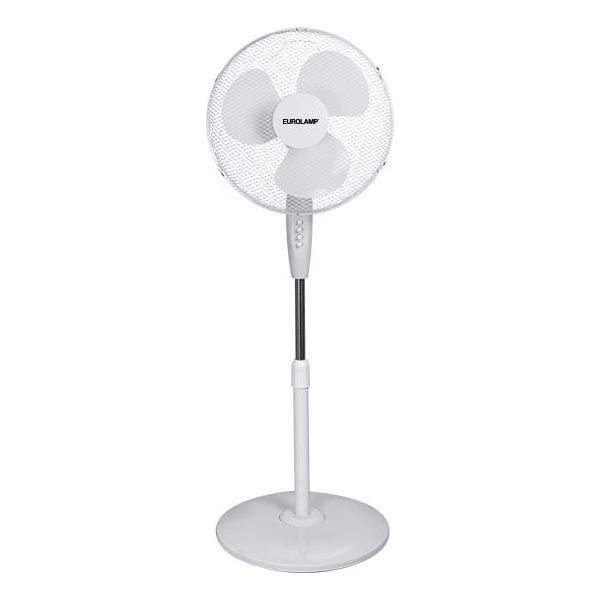 Álló ventilátor 60W/230V, 40 cm átmérő, fehér