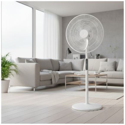 Álló ventilátor VIENTO-R 40W/230V fehér + távirányító