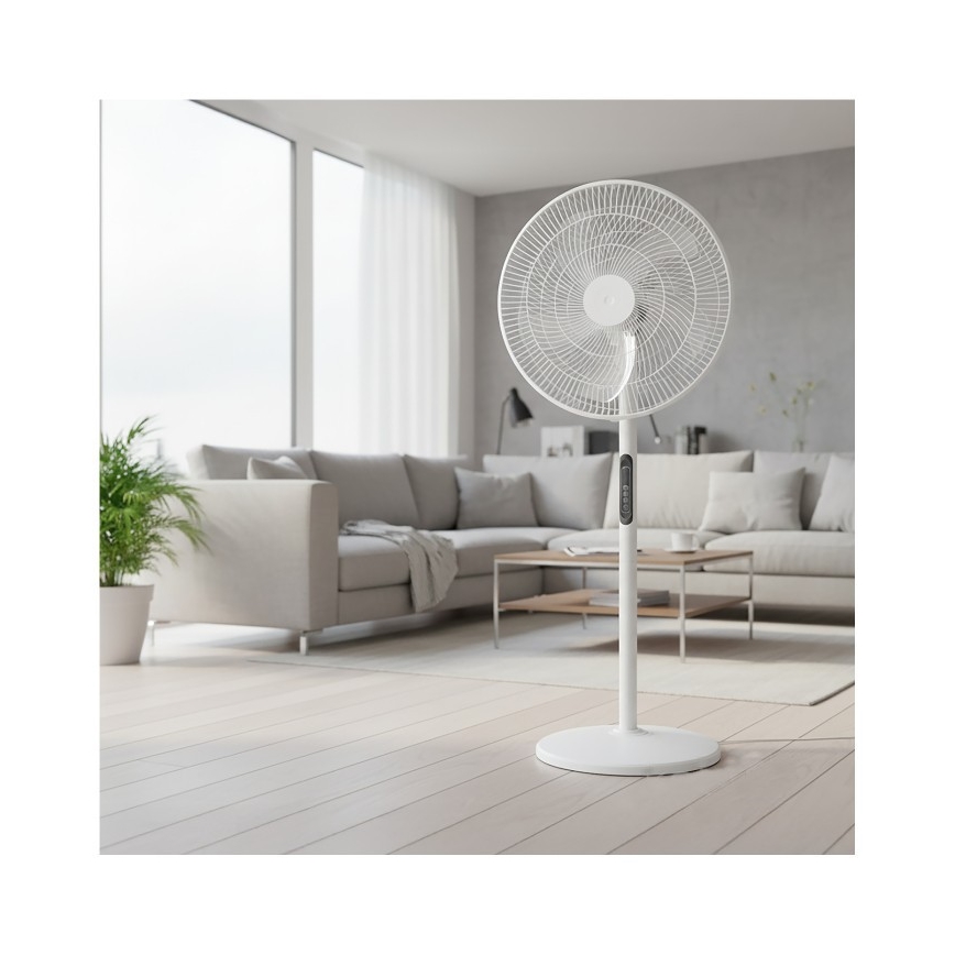 Álló ventilátor VIENTO-R 40W/230V fehér + távirányító