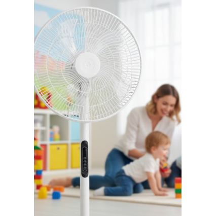Álló ventilátor VIENTO-R 40W/230V fehér + távirányító