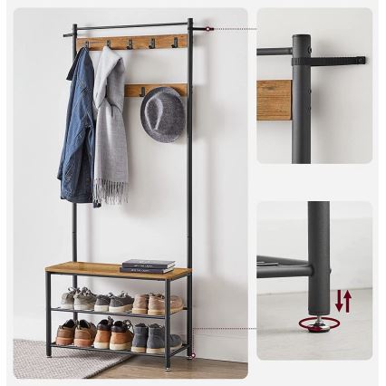 Állófogas NAVOR barna/fekete