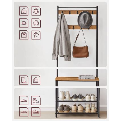 Állófogas NAVOR barna/fekete