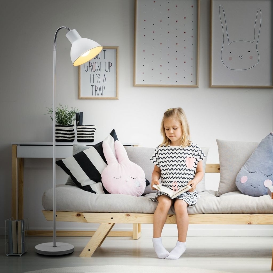 Állólámpa 1x E27/25W/230V, fehér